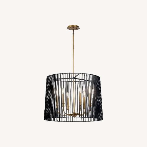 Used Kichler Black Ceiling Lamp for sale on AptDeco