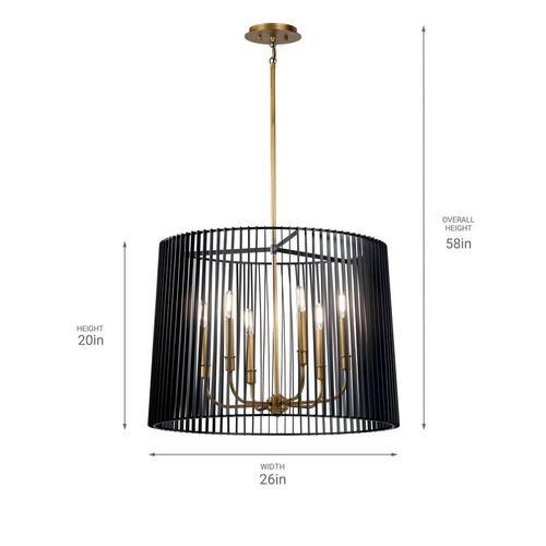 Used Kichler Black Ceiling Lamp for sale on AptDeco