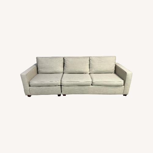 Used West Elm Henry Cream White Sofa for sale on AptDeco