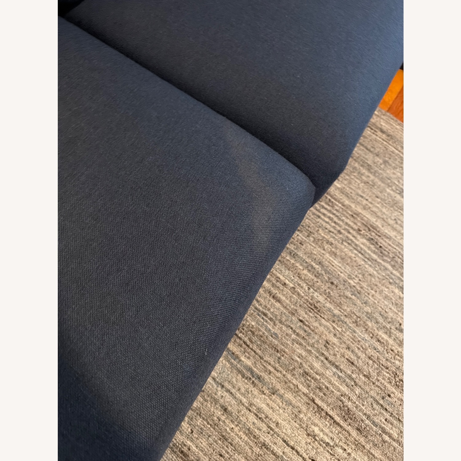 Burrow Range Blue Wool Blend 3 Seater Sofa - image-4