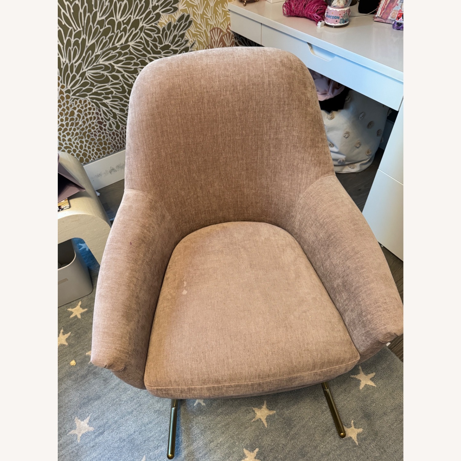 West Elm Phoebe Chair with Metal Legs  - image-6