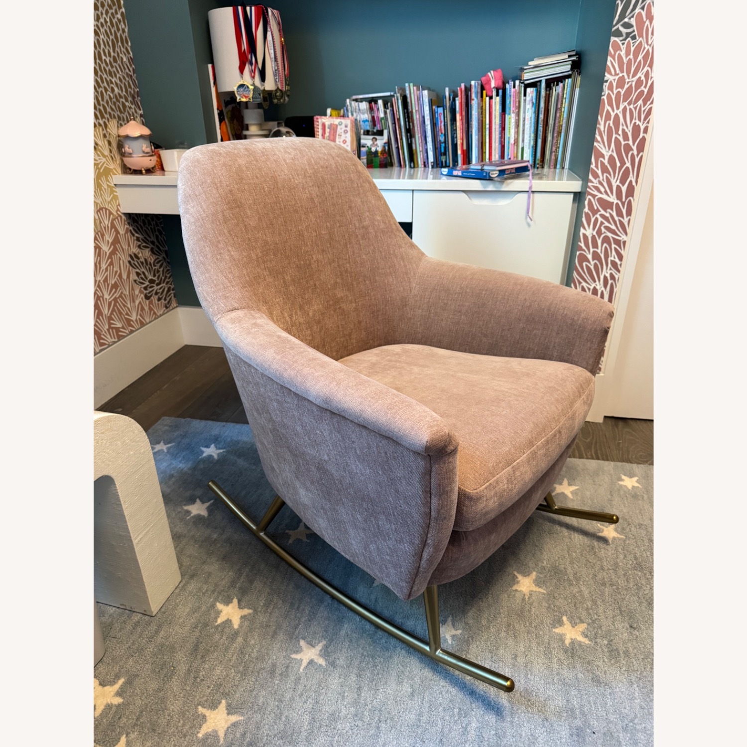 West Elm Phoebe Chair with Metal Legs  - image-7