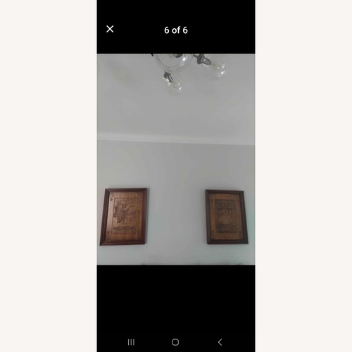 Used Maitland-Smith Light Brown Wood Wall Decor for sale on AptDeco