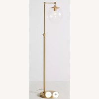 Anthropologie Ariel Brass Floor Lamp 