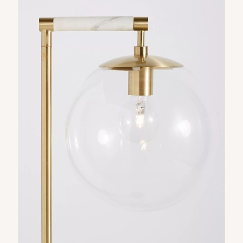 Used Anthropologie Ariel Brass Floor Lamp  for sale on AptDeco