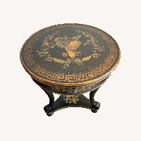  Neoclassical Florentine Style Round End Tables