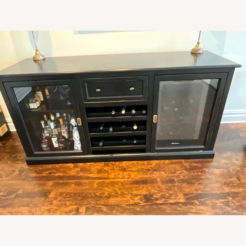 Used Black Wood Sideboard for sale on AptDeco