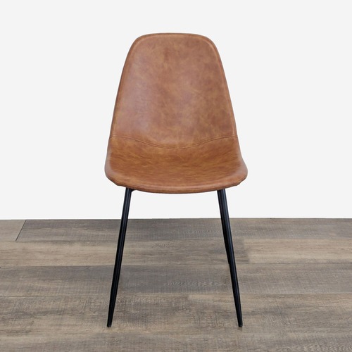 Used Set of Four Faux Leather Mid-Century Style for sale on AptDeco