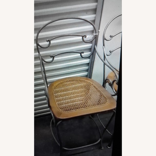 Used Vintage/Antique Dark Gray Metal Stools for sale on AptDeco