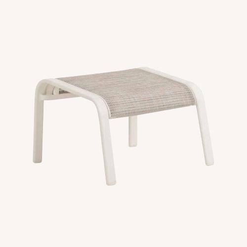 Used Sandoval Aluminum Sling Outdoor Ottoman	 for sale on AptDeco