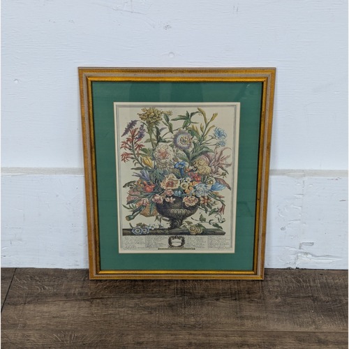 Used Vintage Robert Furber September Flower Vase Framed for sale on AptDeco