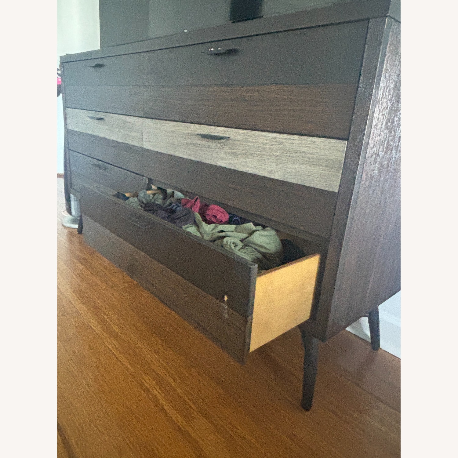 Dark Brown Wood Chest - image-4
