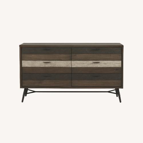 Used Dark Brown Wood Chest for sale on AptDeco