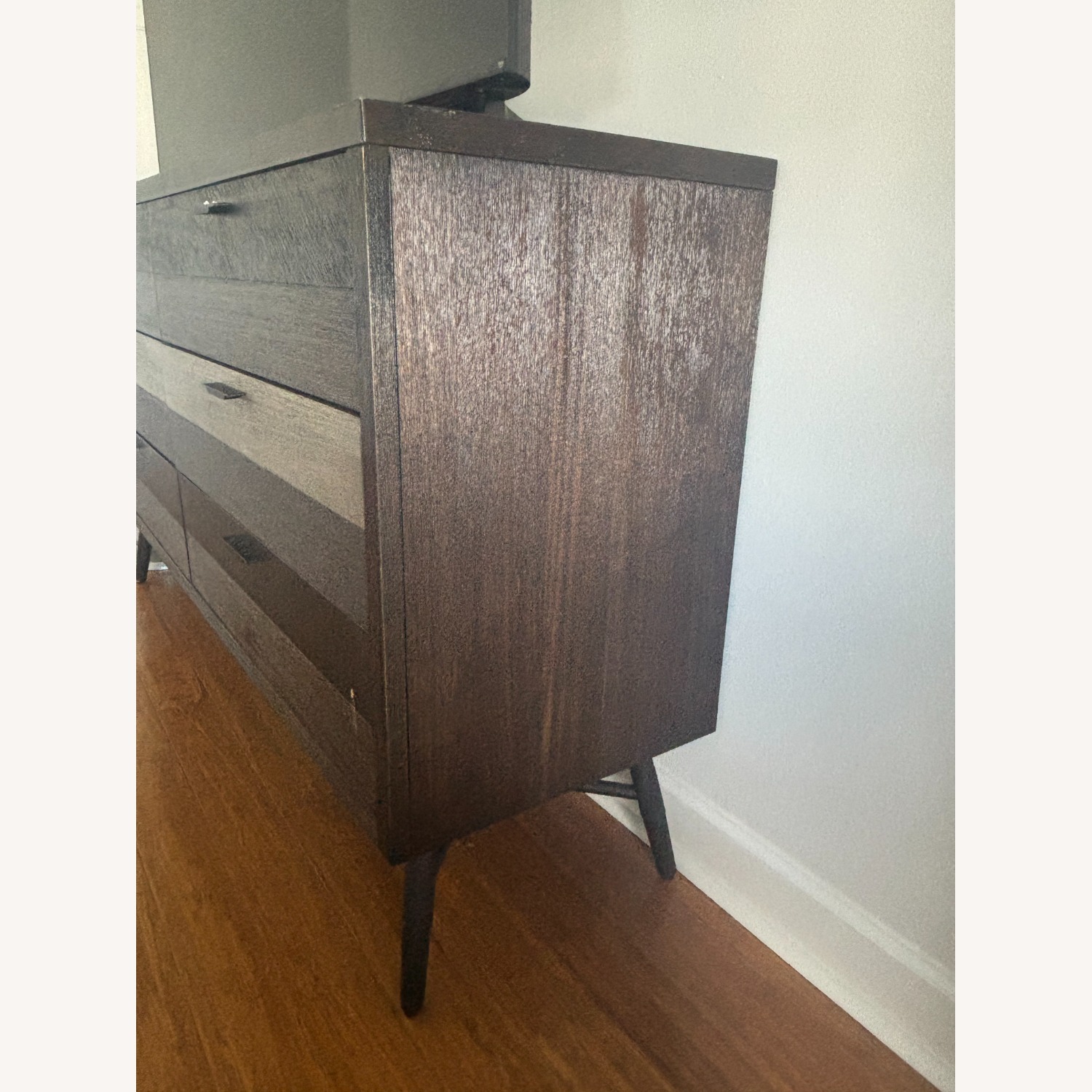 Dark Brown Wood Chest - image-3