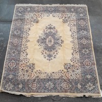 Vintage/Antique Blue Wool Area Rug 8' x 10'