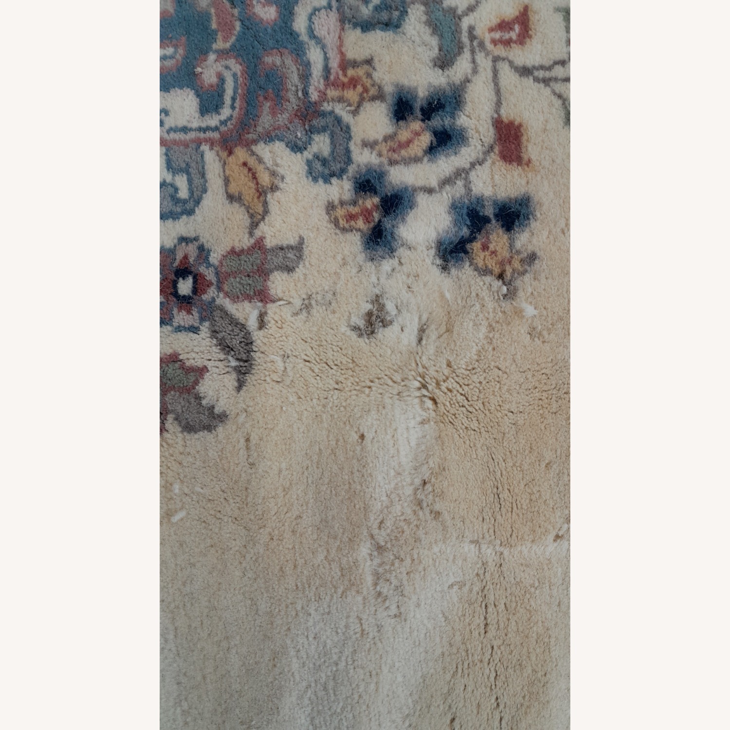 Vintage/Antique Blue Wool Area Rug 8' x 10' - image-14