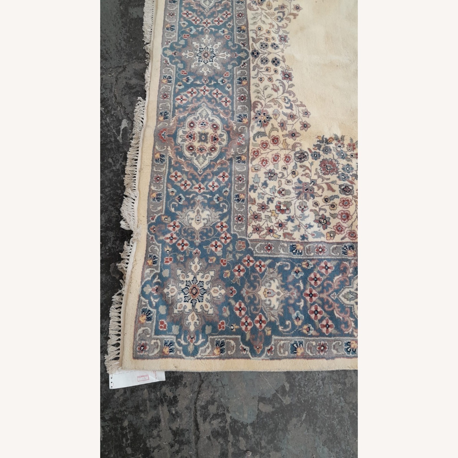 Vintage/Antique Blue Wool Area Rug 8' x 10' - image-13