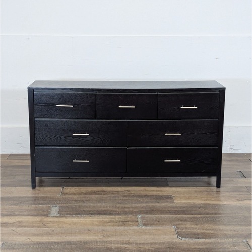 Used New Classic Furniture Modern Black Seven Drawer for sale on AptDeco