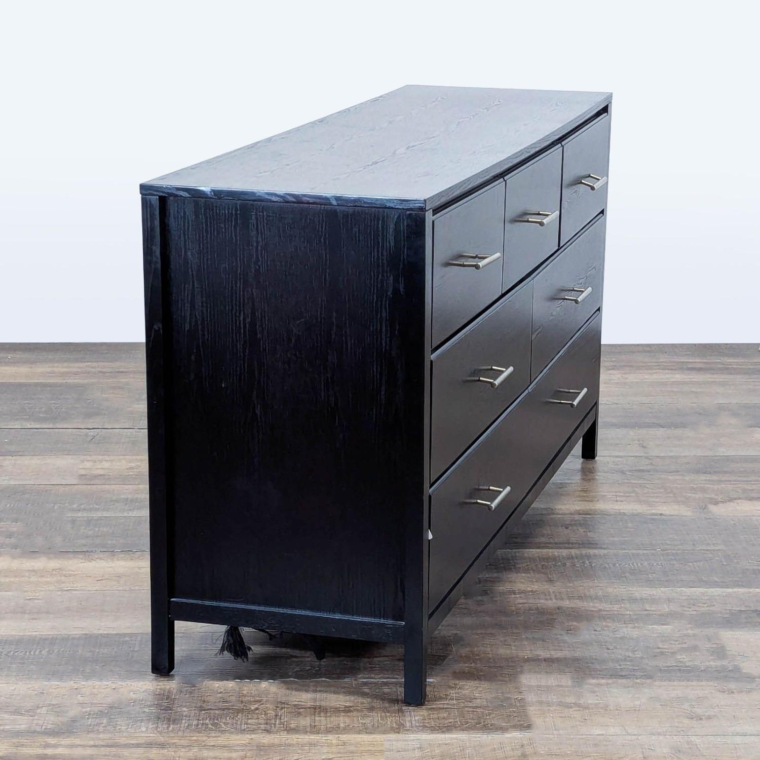 New Classic Furniture Modern Black Seven Drawer - image-1