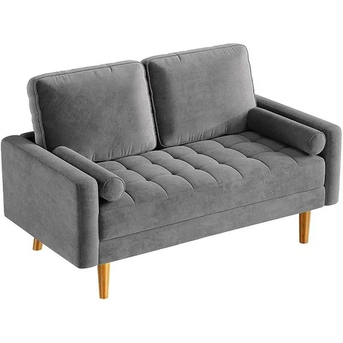 Used Blue Fabric 2 Seater Sofa for sale on AptDeco