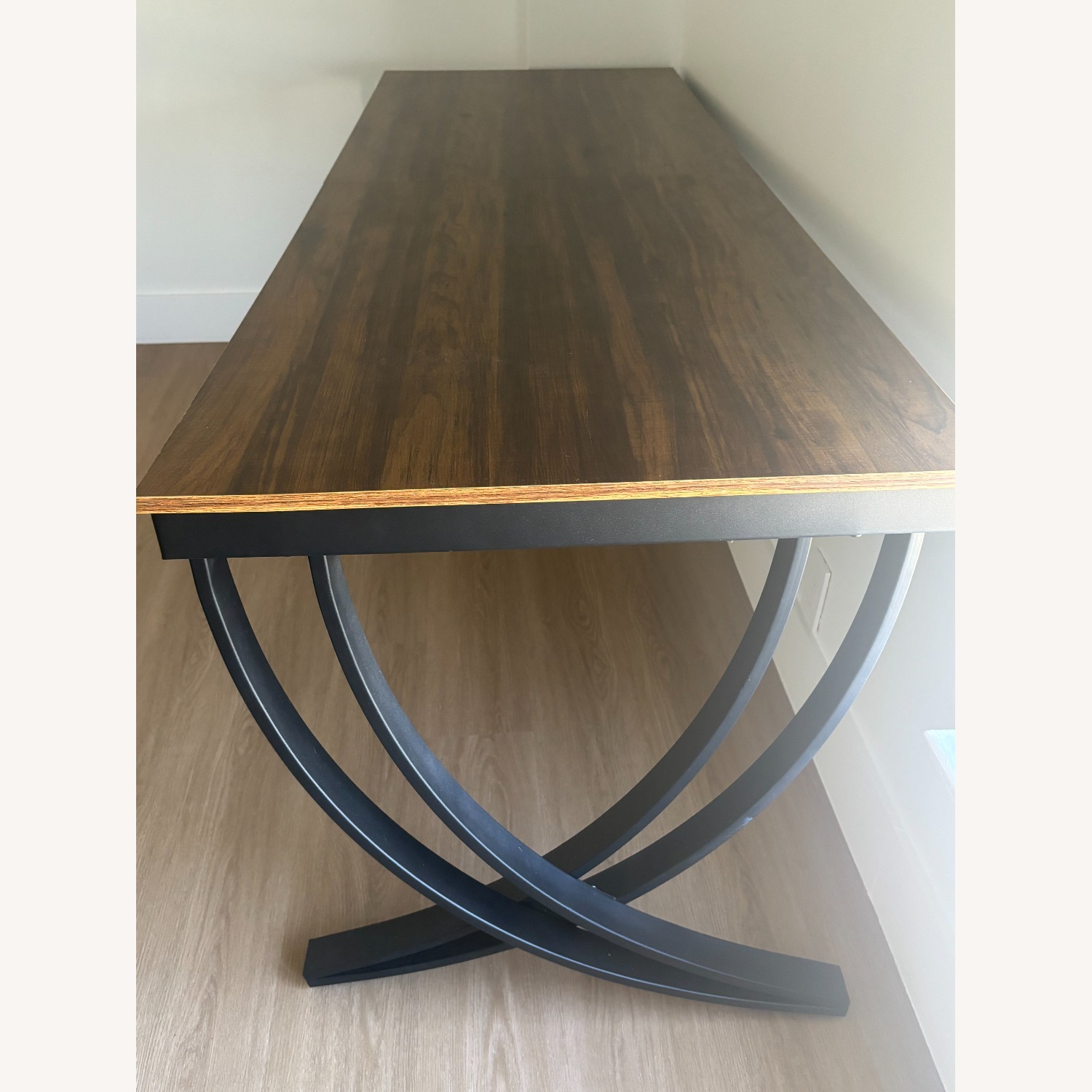 Amazon Dark Brown Wood Desk - image-4