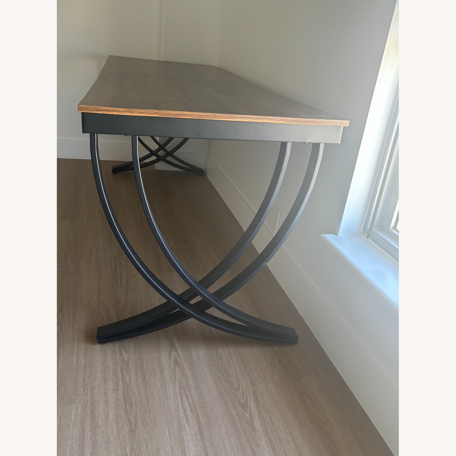 Amazon Dark Brown Wood Desk - image-3