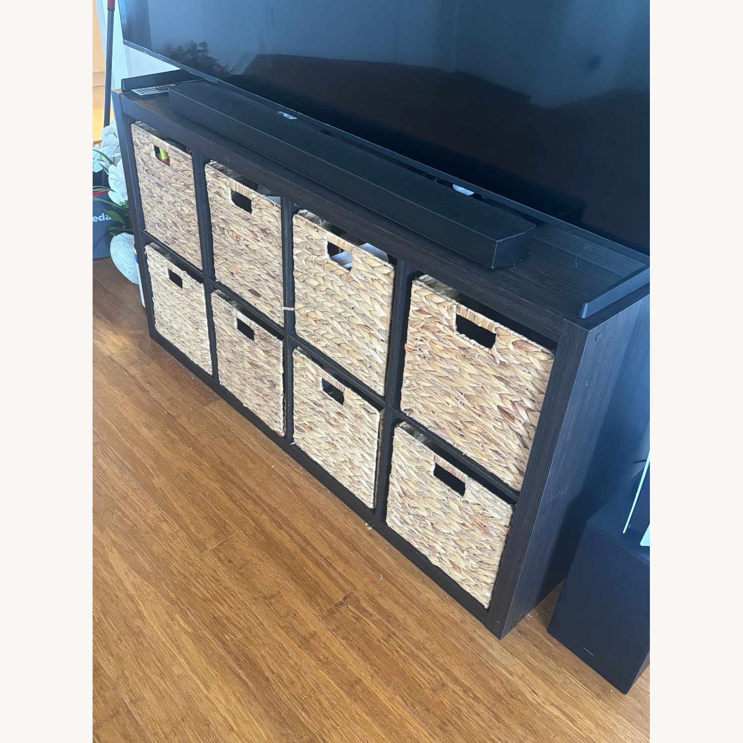 IKEA KALLAX Dark Brown Bookcase - image-4