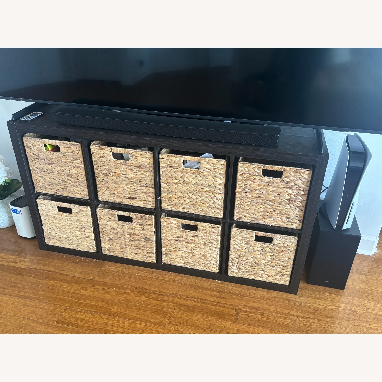 IKEA KALLAX Dark Brown Bookcase - image-1