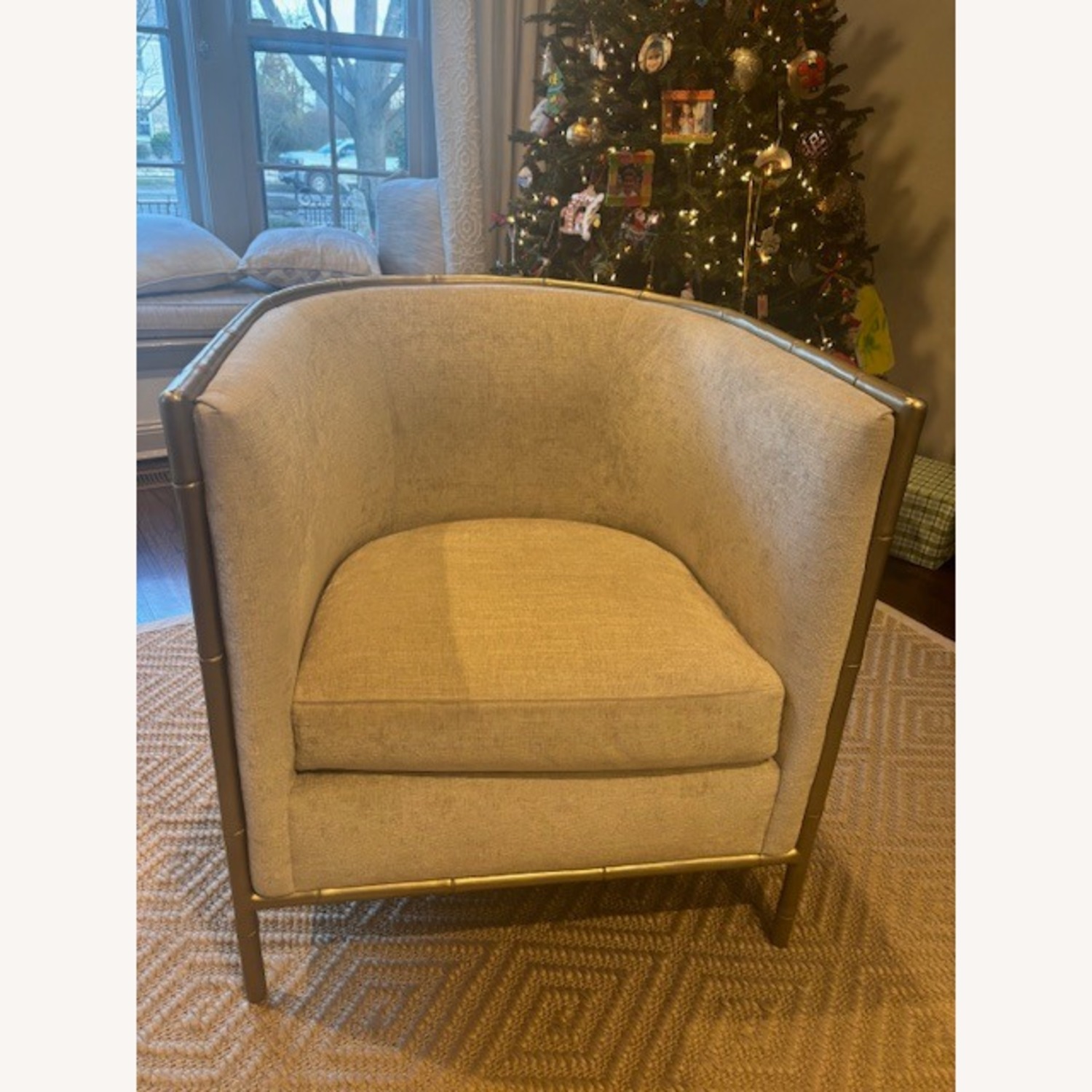 Bernhardt Custom Natural Fabric Accent Chairs - image-2