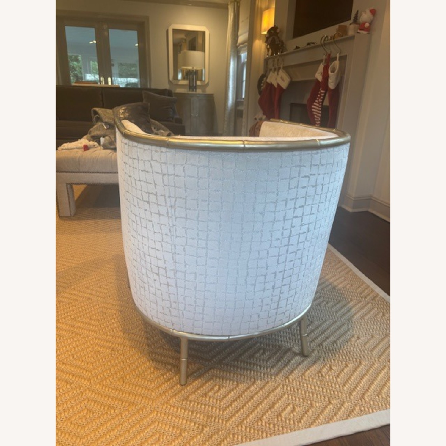 Bernhardt Custom Natural Fabric Accent Chairs - image-3