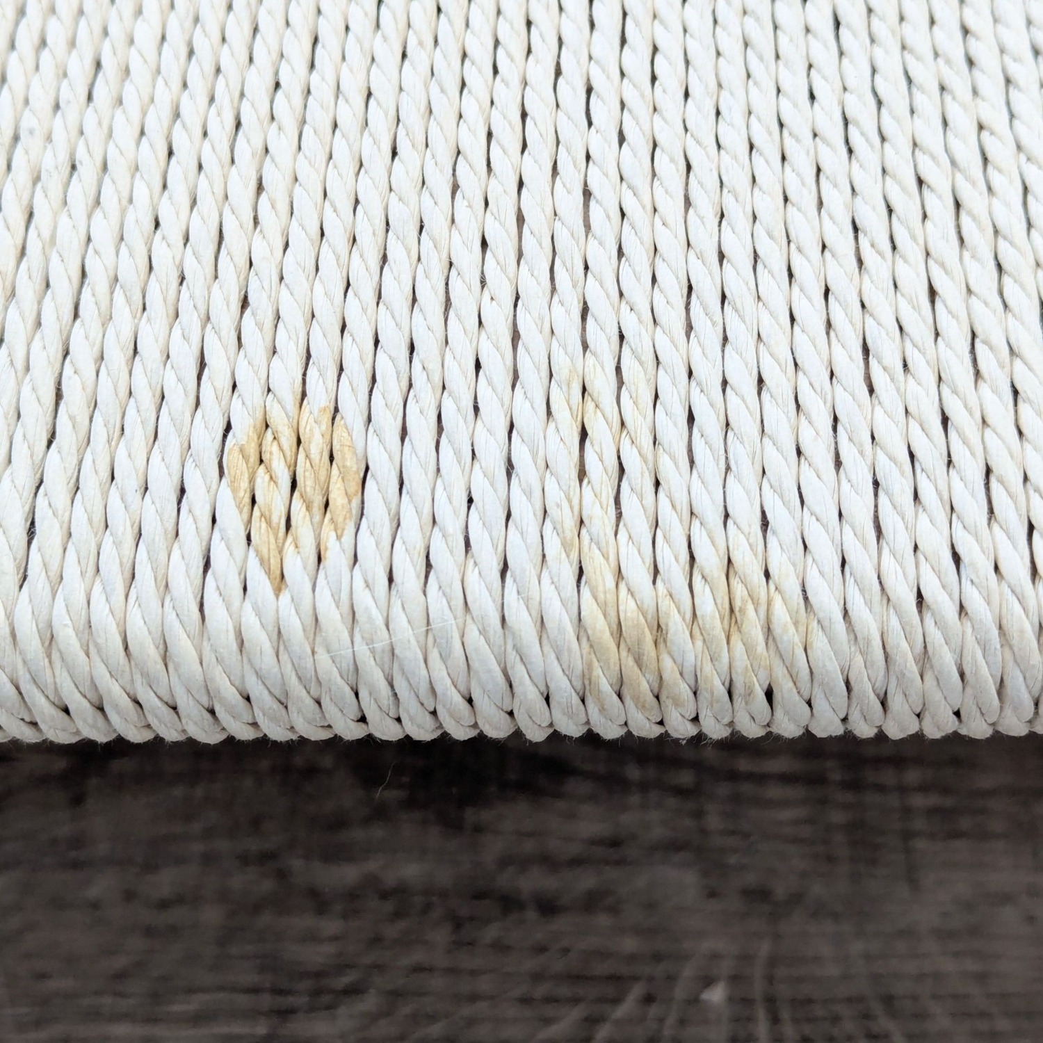 Glass Top Wood Coffee Table with Woven Shelf	 - image-4