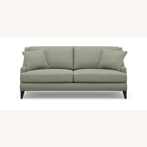Used Ethan Allen Emerson Dark Gray Velvet 2 Seater Sofa for sale on AptDeco