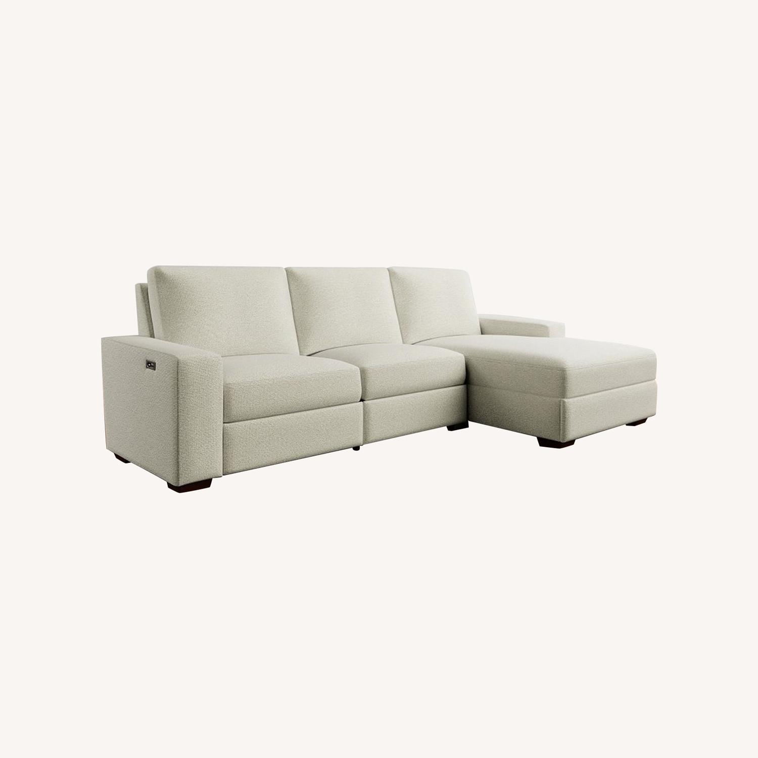 Pottery Barn Big Sur Arm Chaise Sectional Couch - image-0