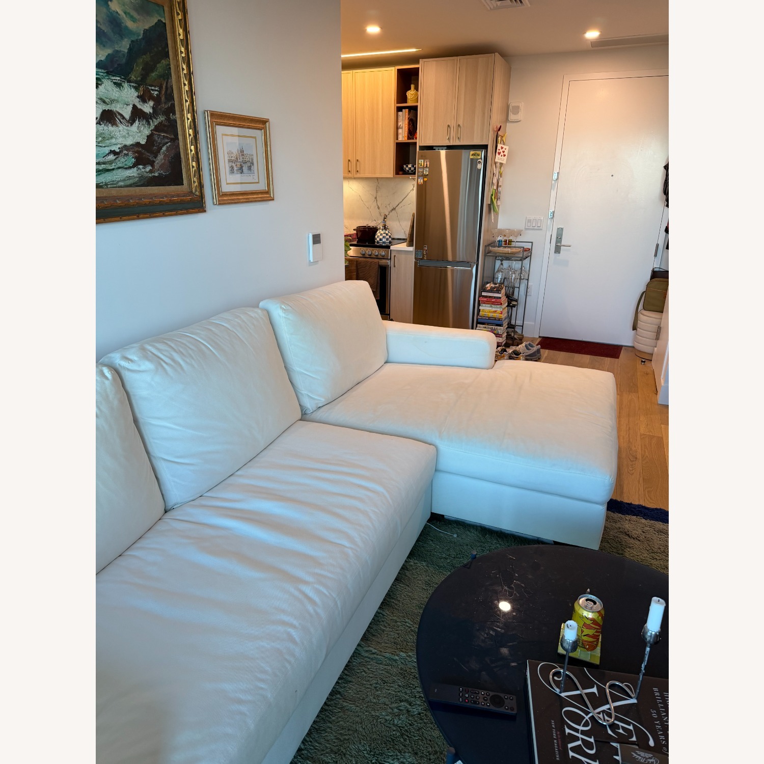 Pottery Barn Big Sur Arm Chaise Sectional Couch - image-3