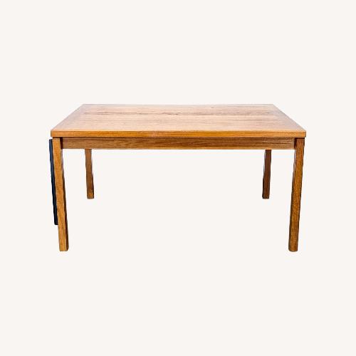 Used Extendable Teak Dining Table with Two Leaves	 for sale on AptDeco