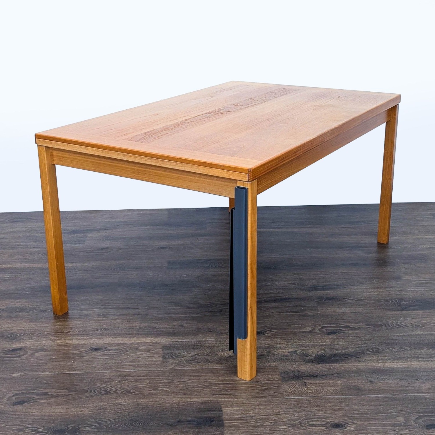 Extendable Teak Dining Table with Two Leaves	 - image-3