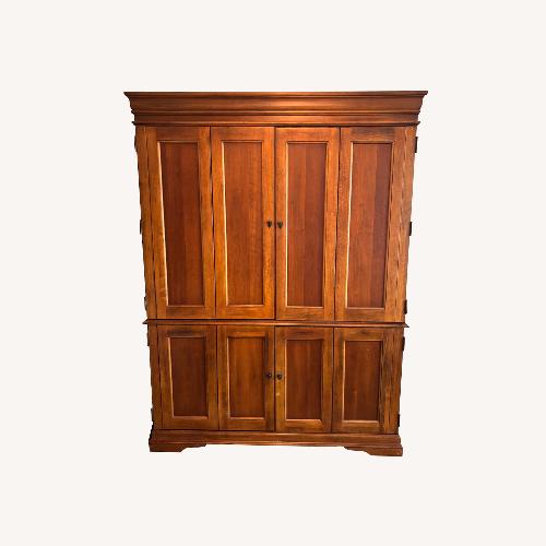 Used Hooker Furniture Corporation Dark Brown Armoire for sale on AptDeco