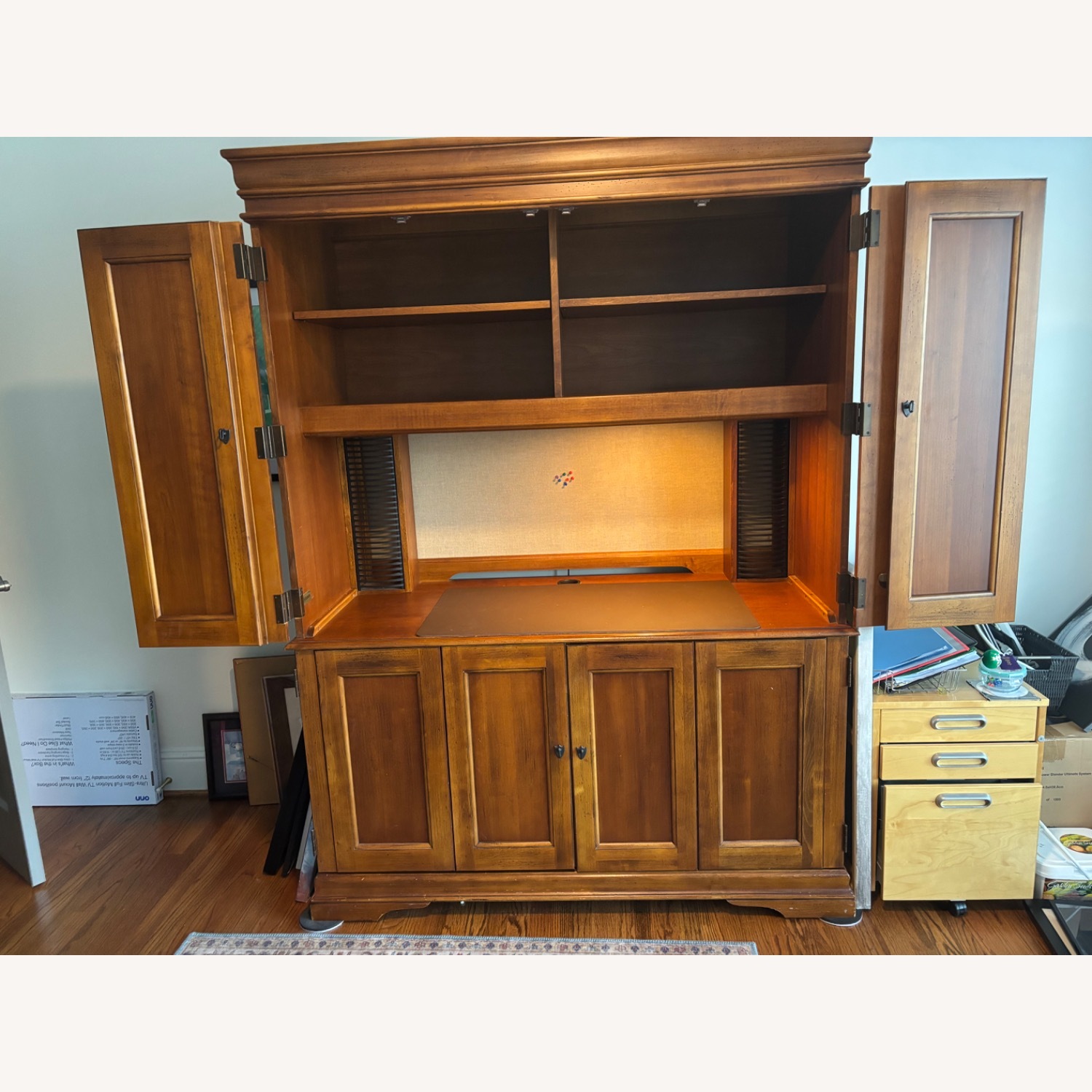 Hooker Furniture Corporation Dark Brown Armoire - image-2