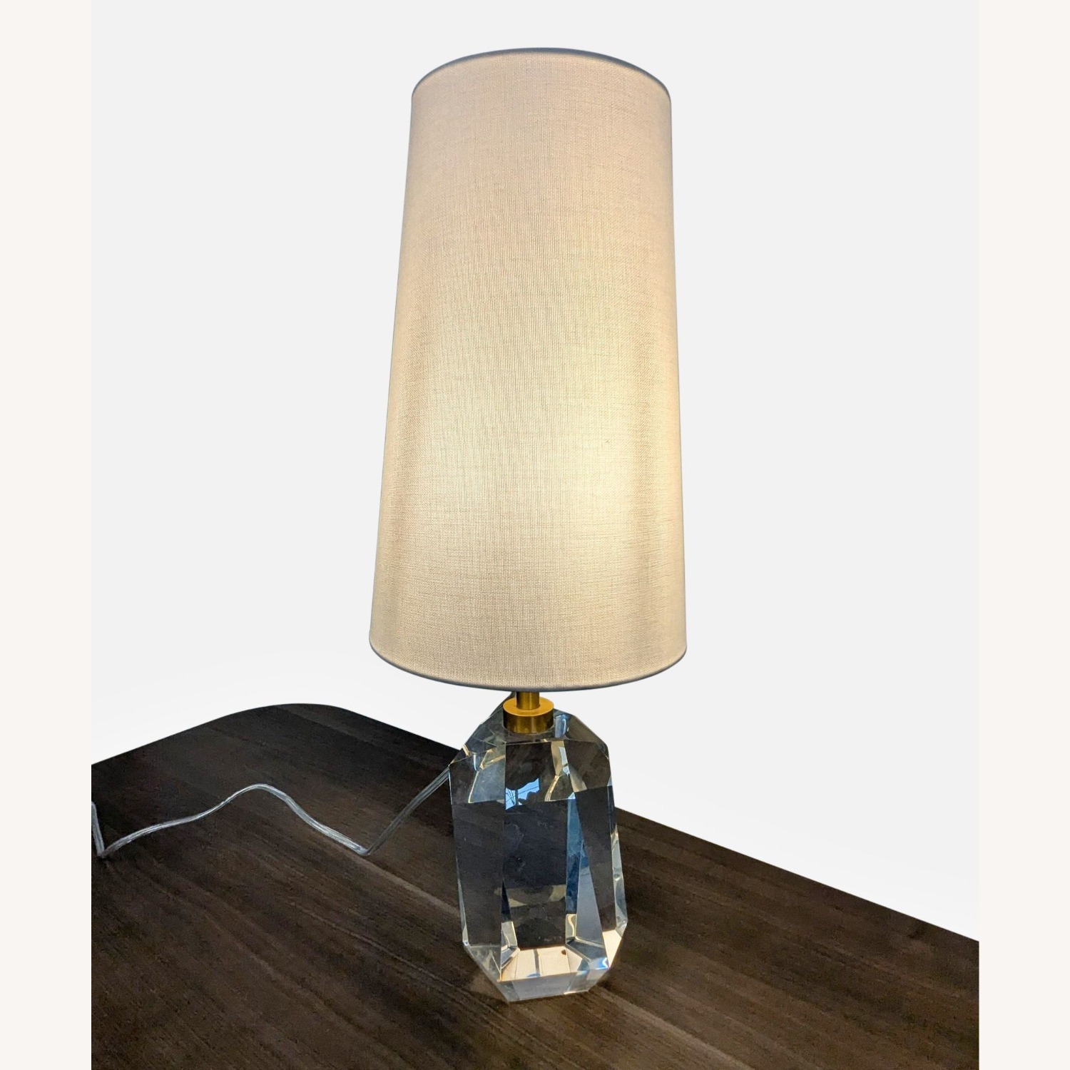 Lillian August Halcyon Faceted Crystal Table Lamp - image-4