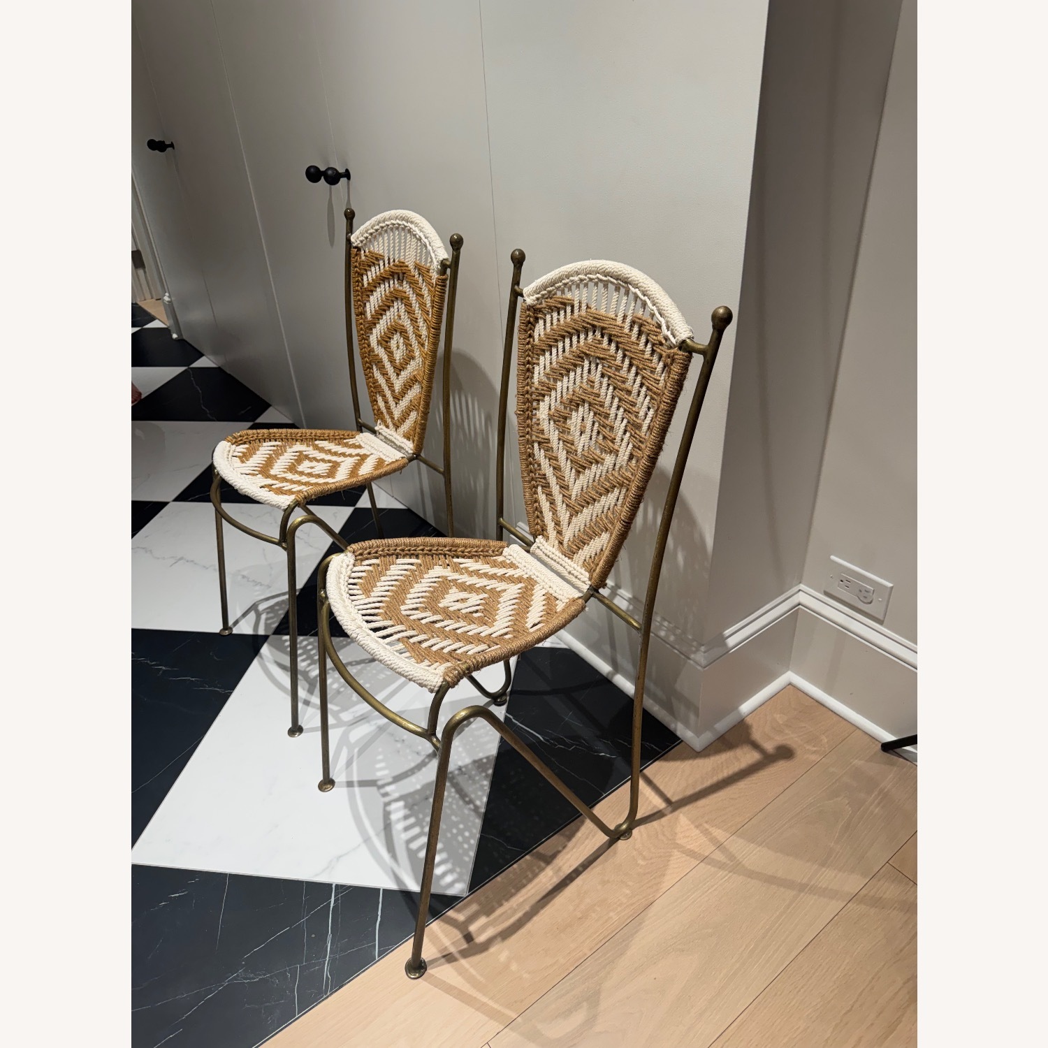 Vintage/Antique Natural Accent Chairs - image-2