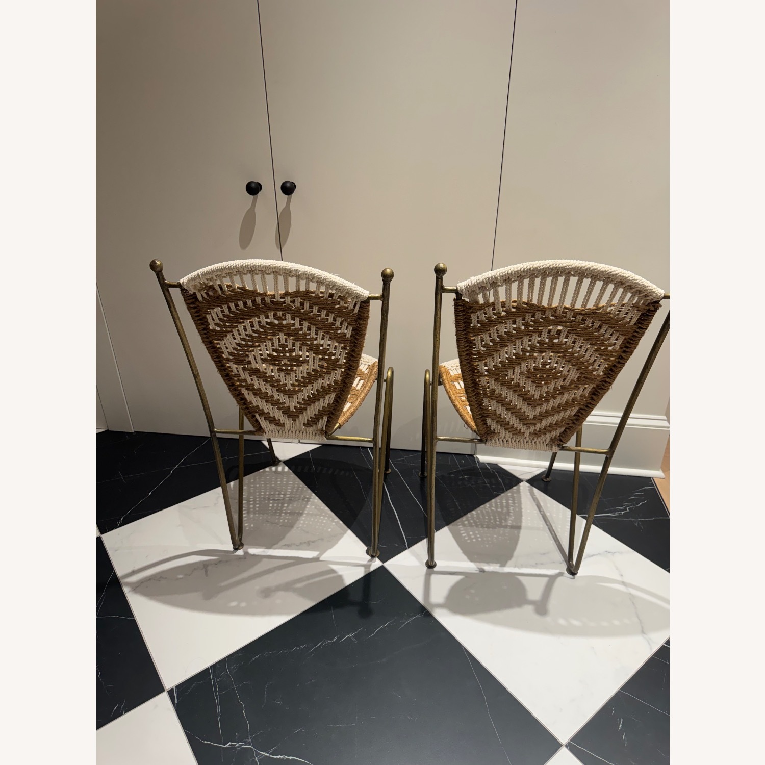 Vintage/Antique Natural Accent Chairs - image-3