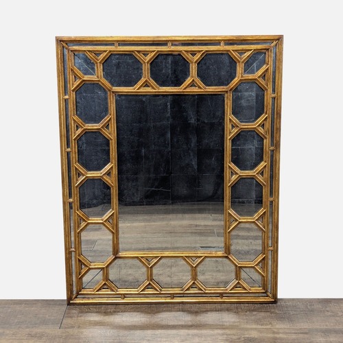 Used Modern History Antiqued Glass Mirror for sale on AptDeco
