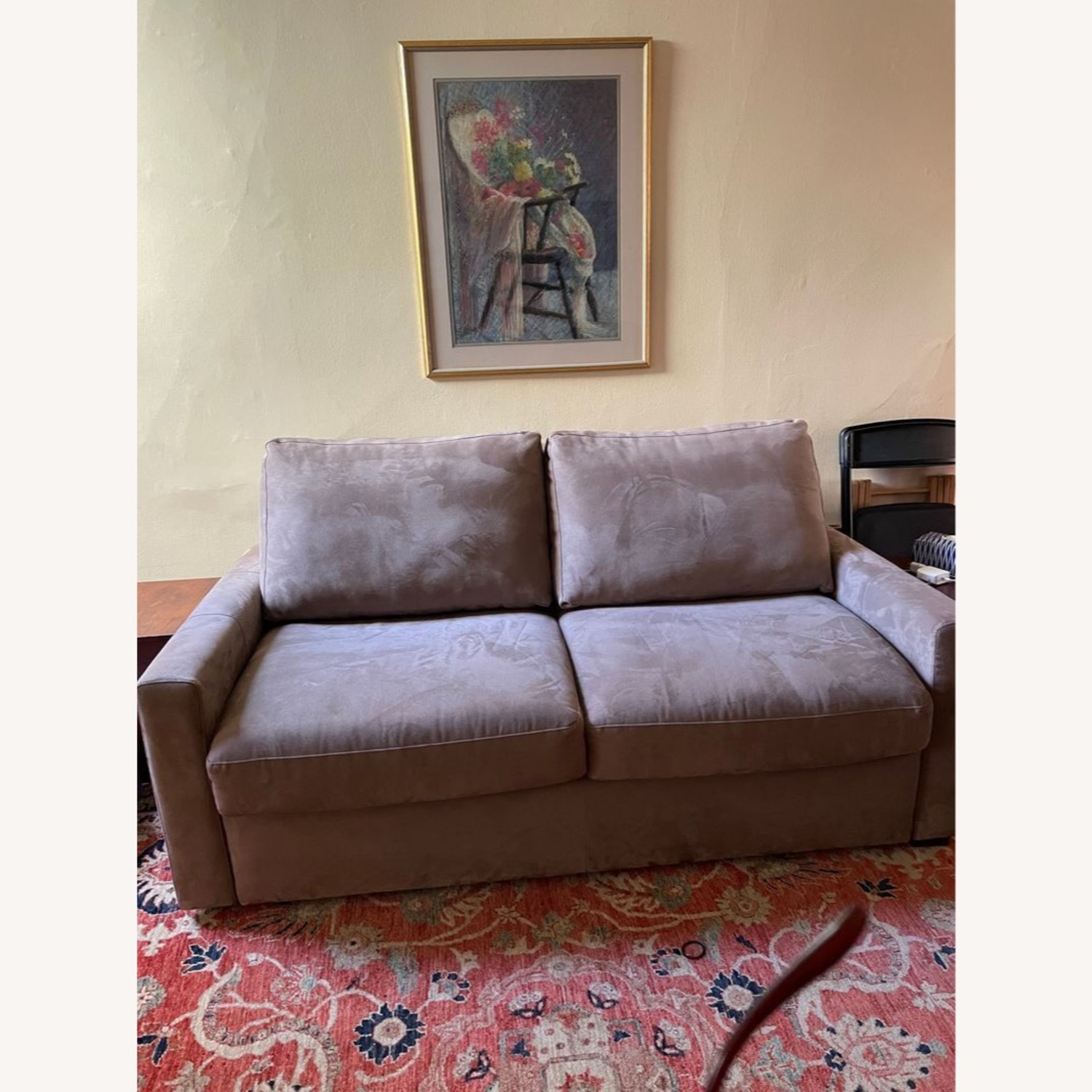 Room & Board Microsuede Sofa Bed in Mushroom - image-1