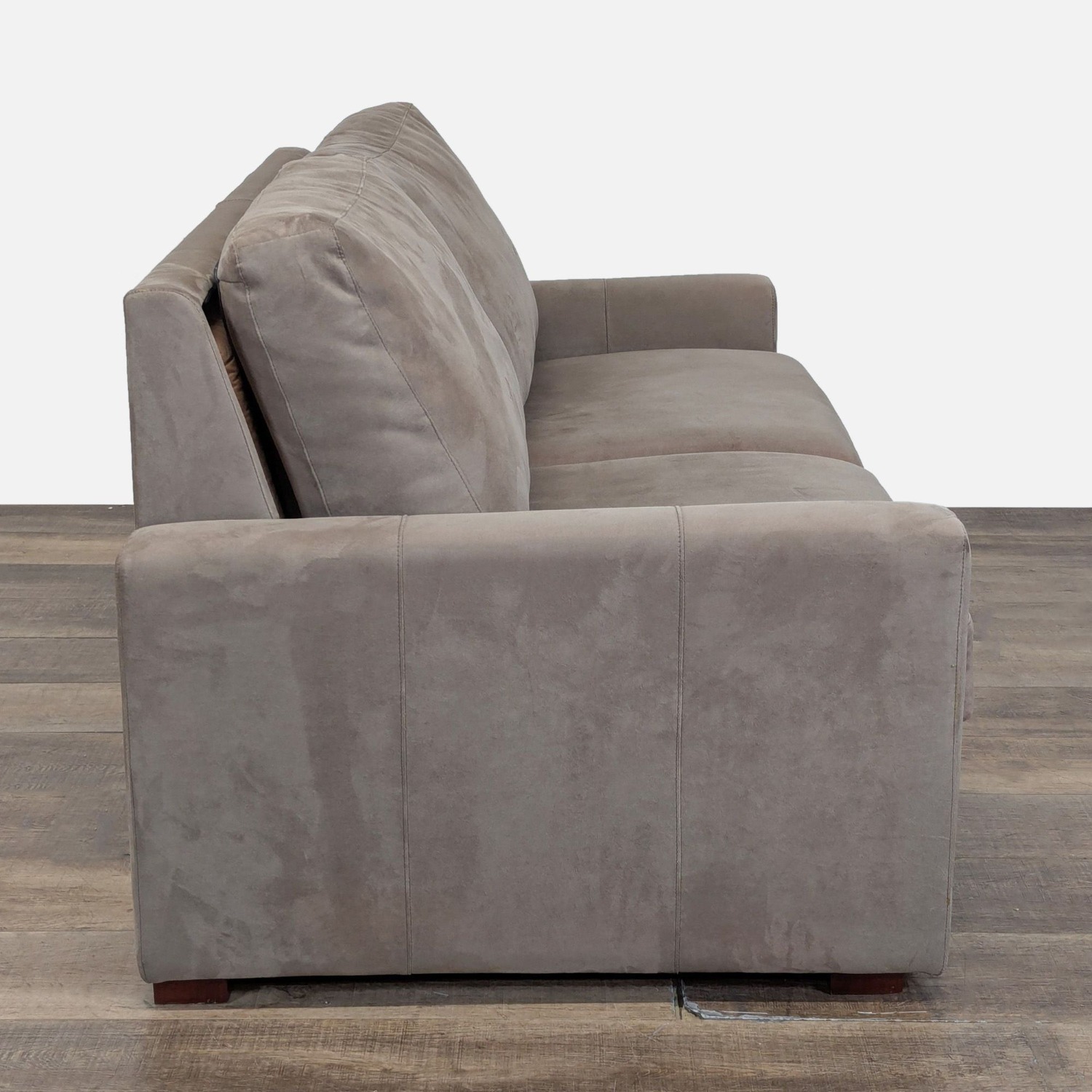 Room & Board Microsuede Sofa Bed in Mushroom - image-3