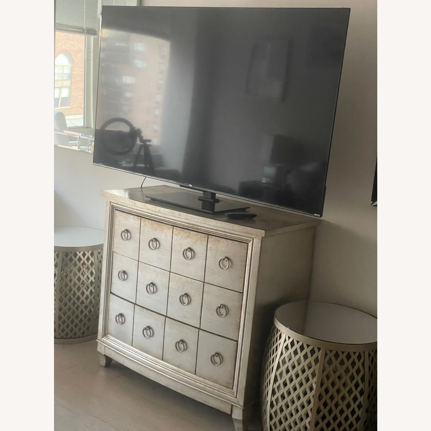 Joss & Main Silver Media Storage - image-3