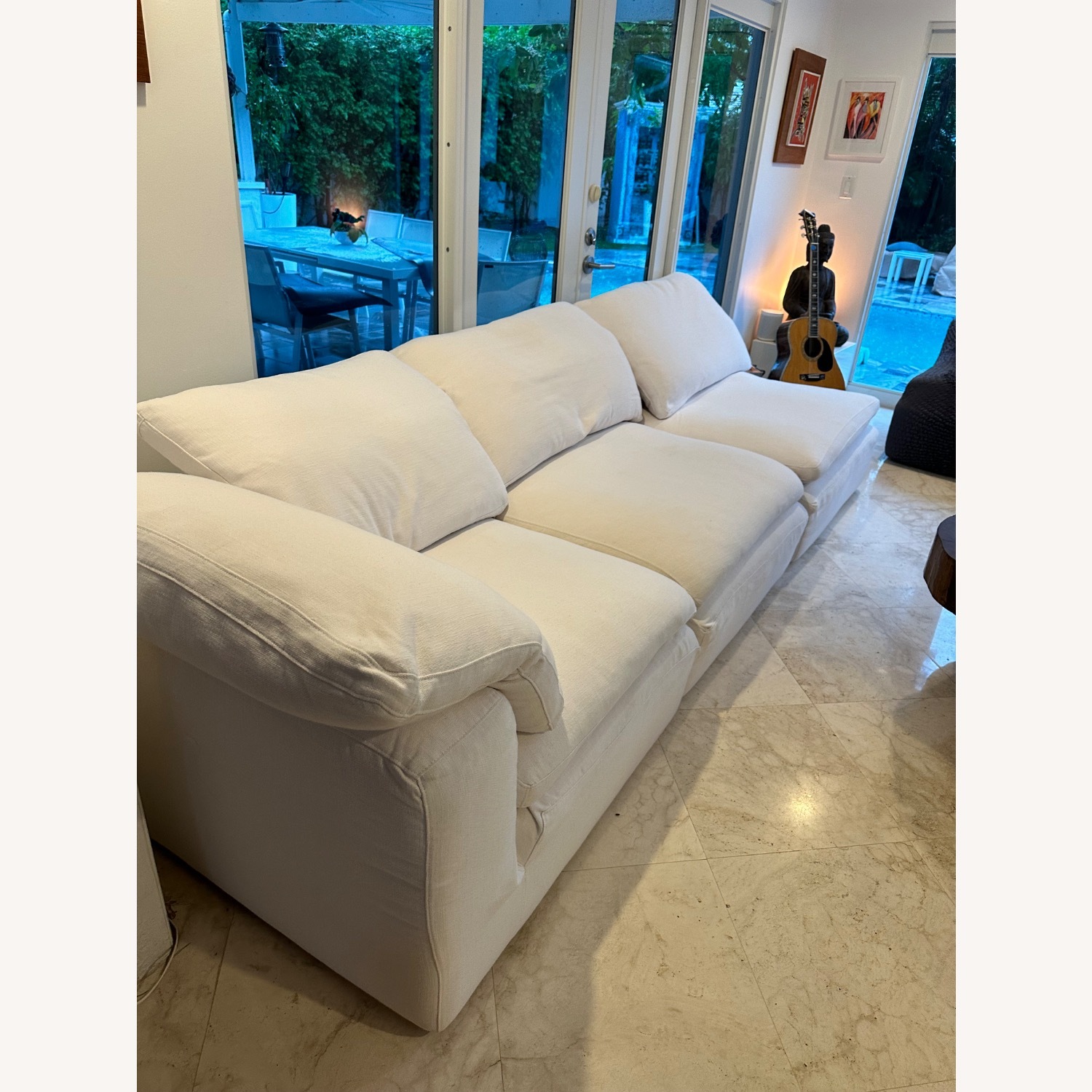 Restoration Hardware Cloud White 3+ Piece Sectional - image-3