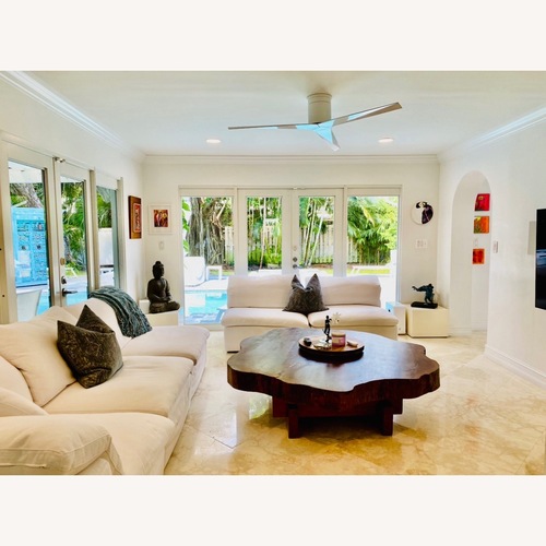 Used Restoration Hardware Cloud White 3+ Piece Sectional for sale on AptDeco