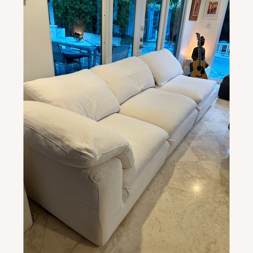 Used Restoration Hardware Cloud White 3+ Piece Sectional for sale on AptDeco