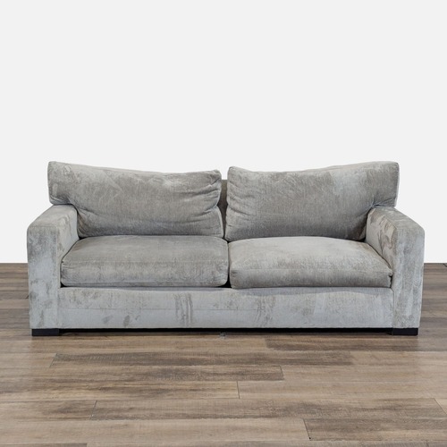 Used Modern Gray 3-Seat Sofa with Plush Cushions	 for sale on AptDeco