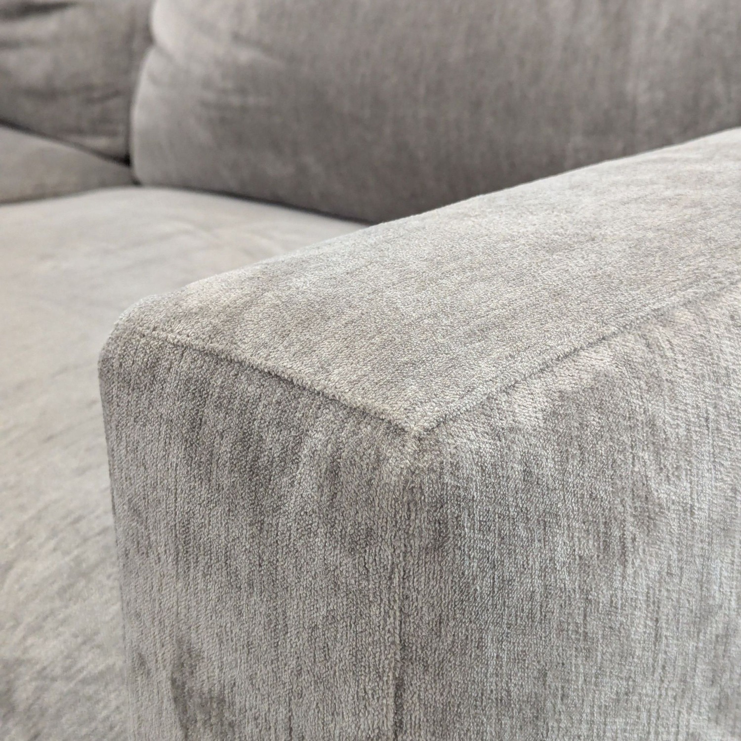 Modern Gray 3-Seat Sofa with Plush Cushions	 - image-5